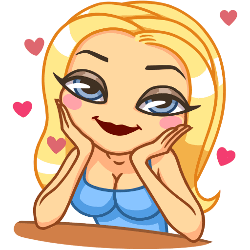 Кошечка Мари Стикеры гиф