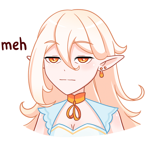 Тёмная Айрис Стикеры ВК