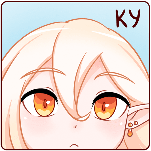 Темная Айрис Стикеры