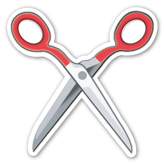 Смайлик ножницы