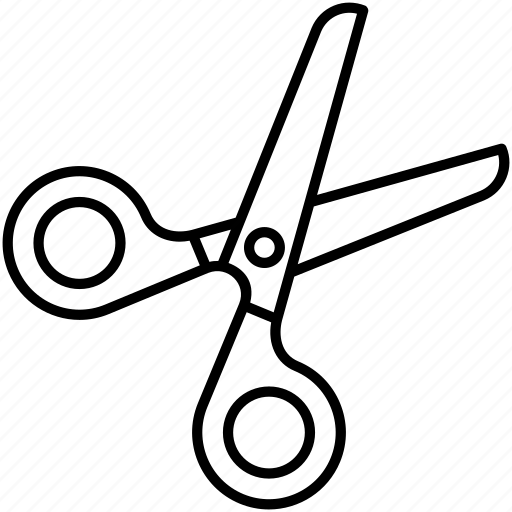 Наклейка ножницы