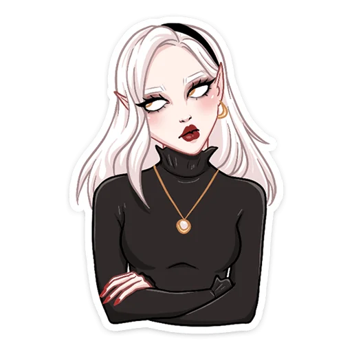 Ванда вампирша Стикеры ВК