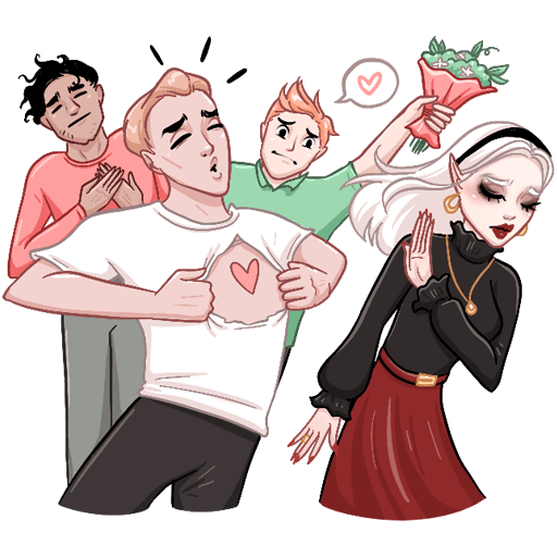 Стикеры ВК пацанки