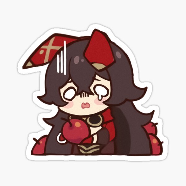 Эмбер Стикеры Геншин