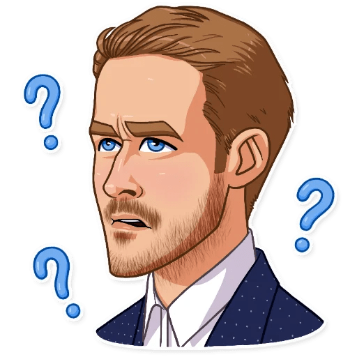 Райан Гослинг Стикеры