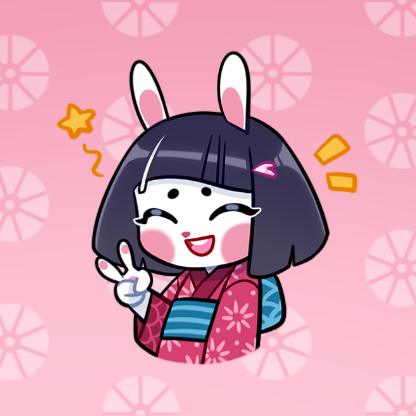 Усагичи Стикеры арт