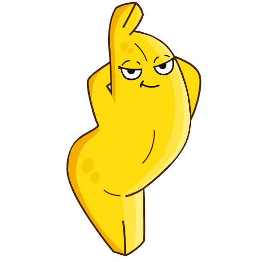 Банан стикер