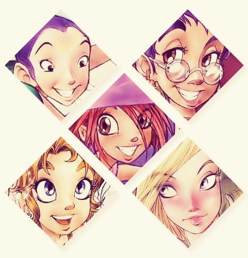 Чародейки наклейки