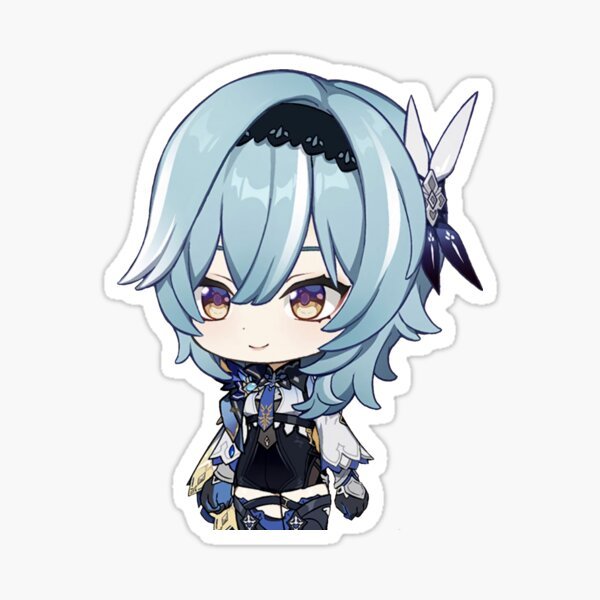 Стикеры Геншин Импакт Чиби КЭ Цин