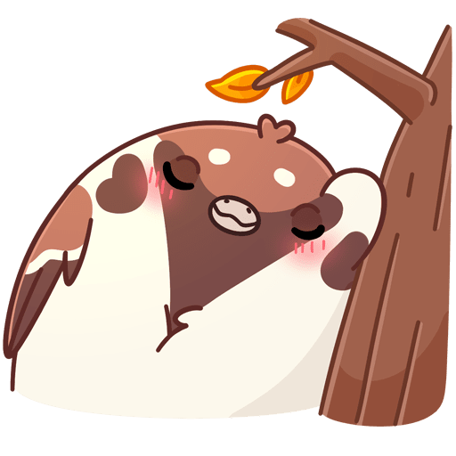 Стикеры Чик Воробушек ВК