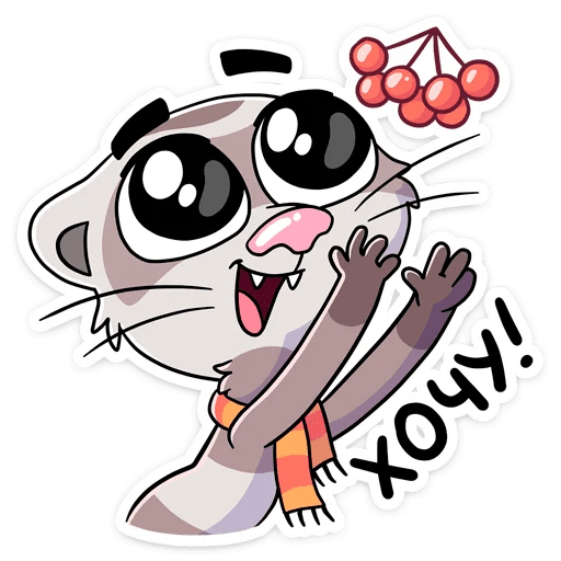 Стикеры ВК хорек