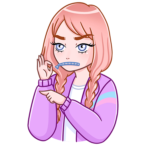 Набор стикеров «Эмили»