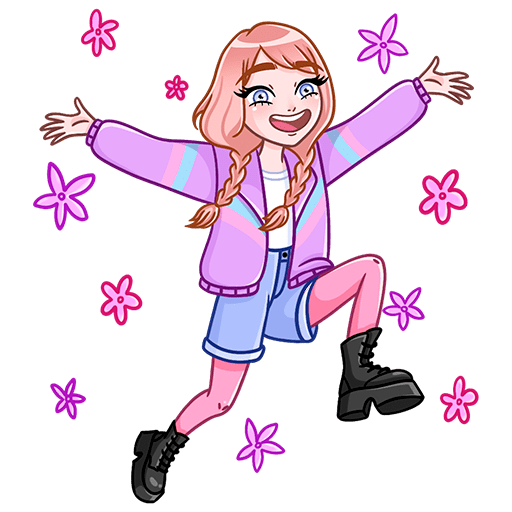 Набор стикеров «Эмили»