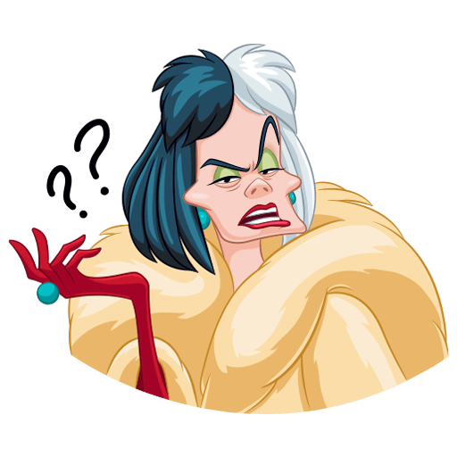 Круэлла Стикеры телеграмм