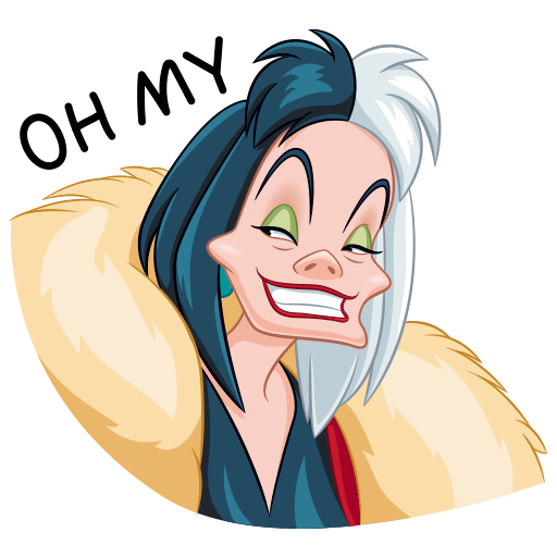 Стикеры Круэлла 2021