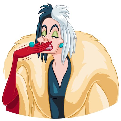 Стикеры Круэлла 2021