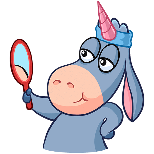 Ослик Элвис Стикеры