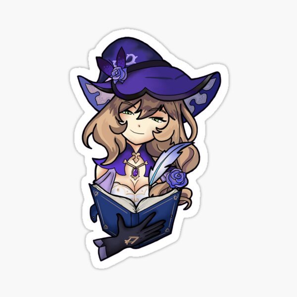 Лиза Геншин Чиби Стикеры