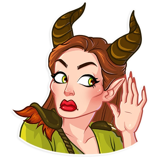 Набор стикеров «Малефисента»