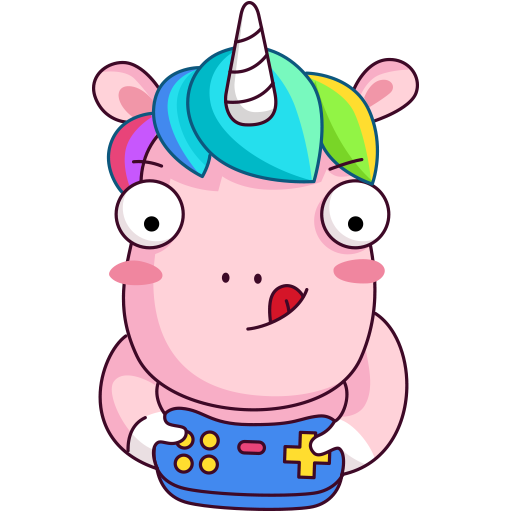 Стикеры ВК Единорог