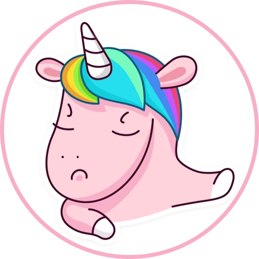 Стикеры Единорог Спаркс