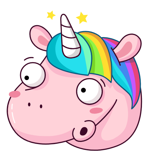 Стикеры Единорог Спаркс