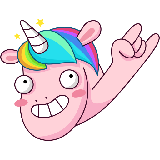 Стикеры Единорог Спаркс