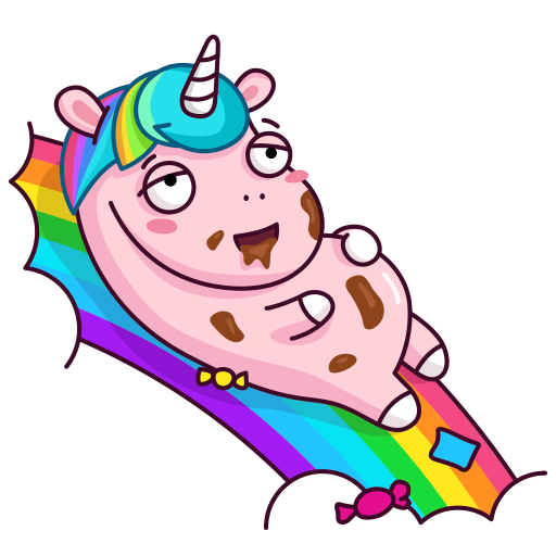 Стикеры ВК Единорог Спаркс