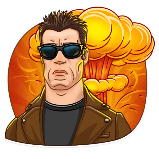 Стикеры Арнольд Шварценеггер