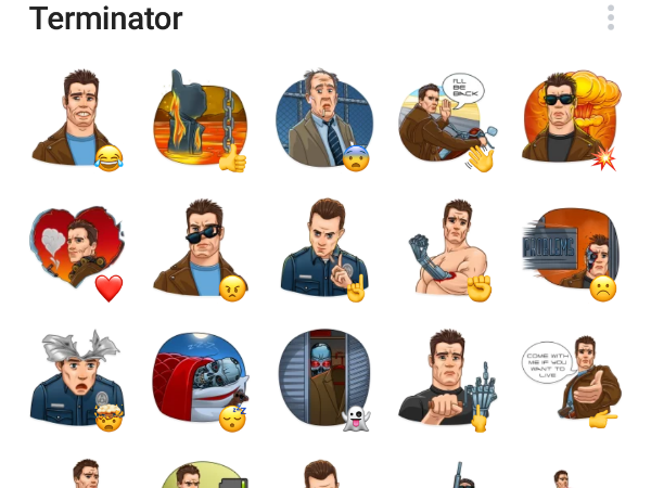 Стикеры Терминатор