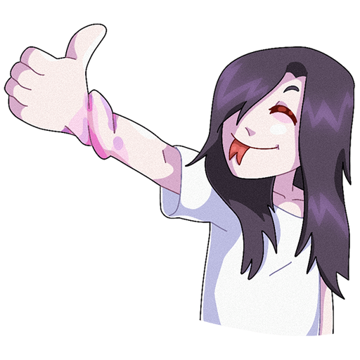 Стикеры новый год с Мари