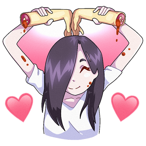 Стикеры ВК ангел Мари