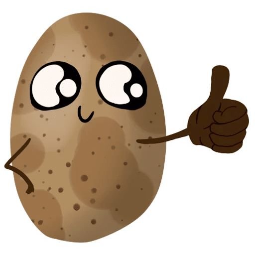 Картошка с глазами