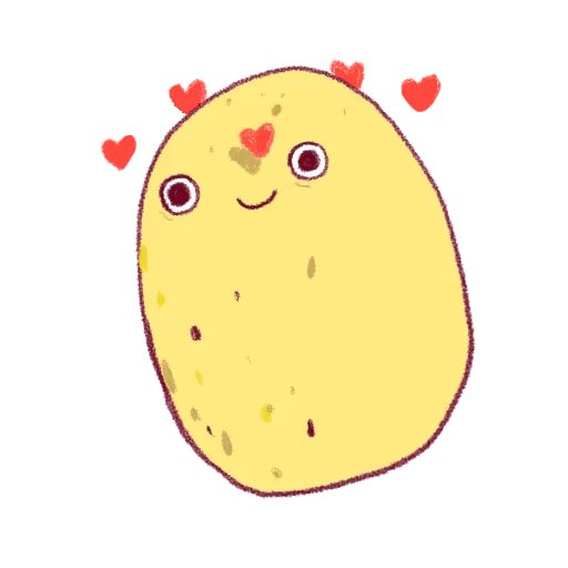 Потато картошка кавай