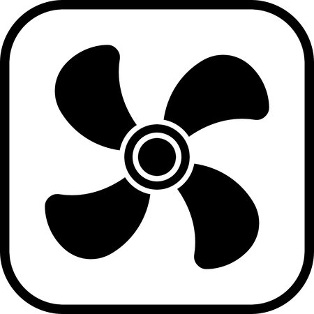 Вентилятор схематично