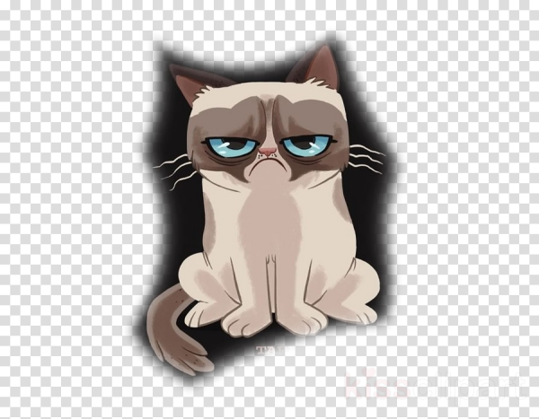 Сердитый кот мультяшный