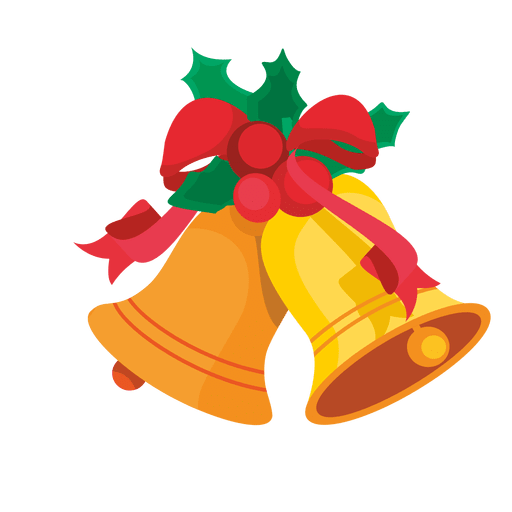 Новогодние колокольчики цветные