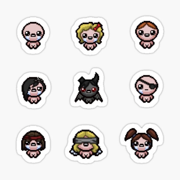 The Binding of Isaac наклейки