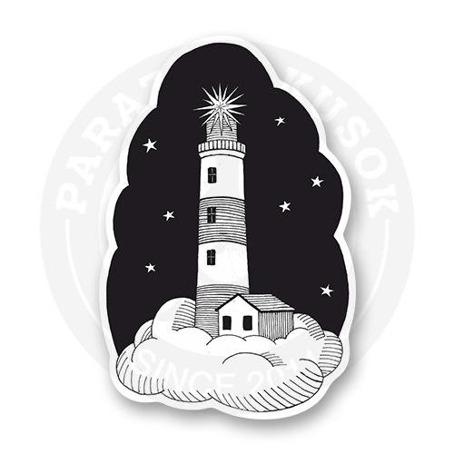 Винтажные Стикеры Маяк
