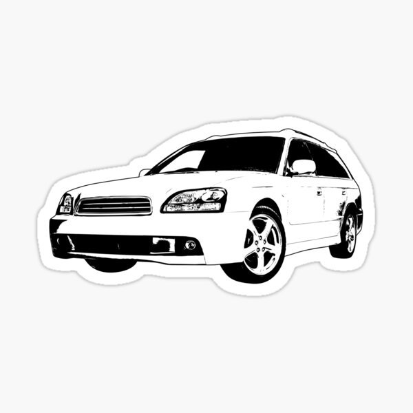 Наклейки Subaru Legacy b4