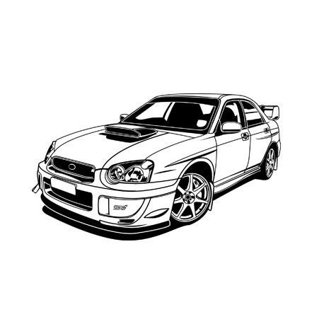 STI наклейка