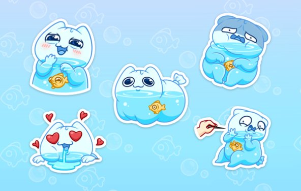 Картинка стикера Булькс ВК