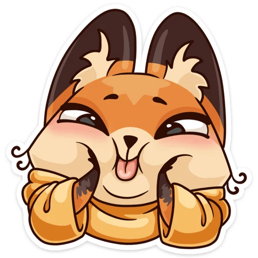 Зимний котик Стикеры