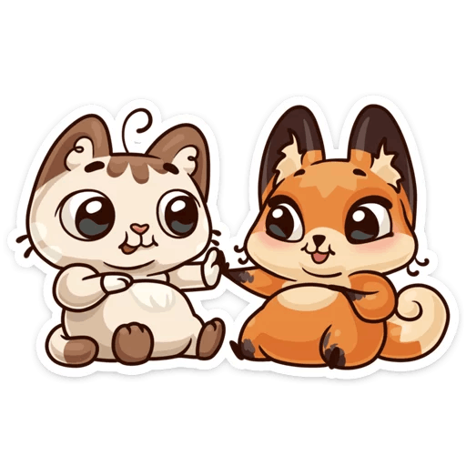 Стикеры ВК вместе теплее