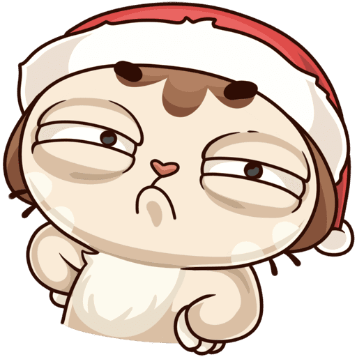 Стикеры кот и лиса