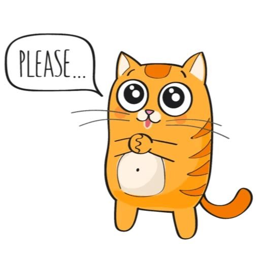 Стикеры рыжий кот