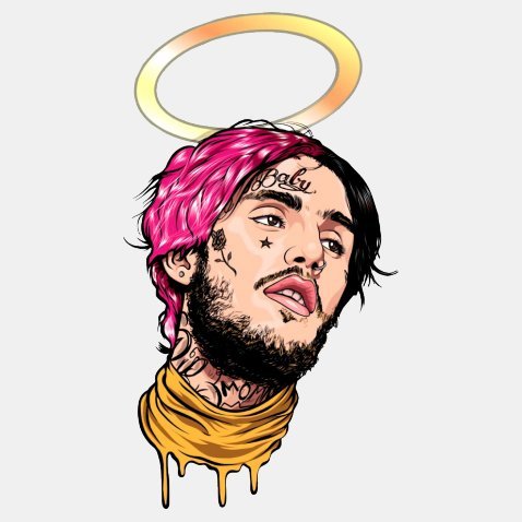 Лил пип рисунок для срисовки