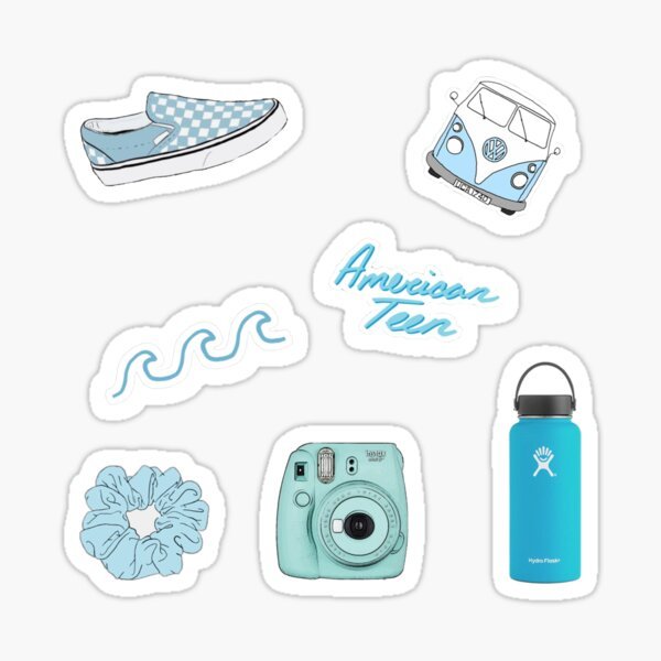 Синие Стикеры