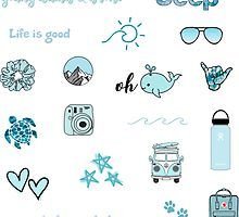 Набор наклеек "aesthetic"