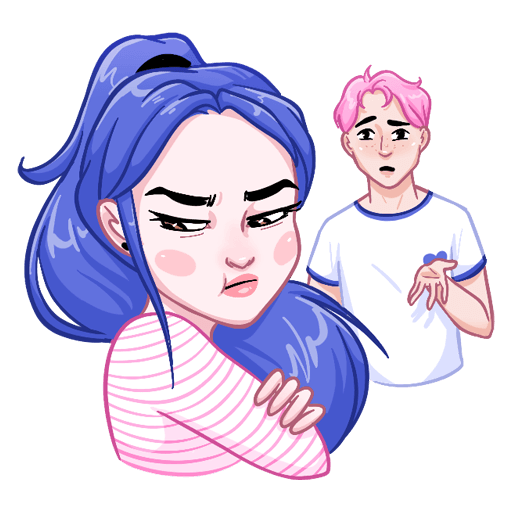 Стикер бабл